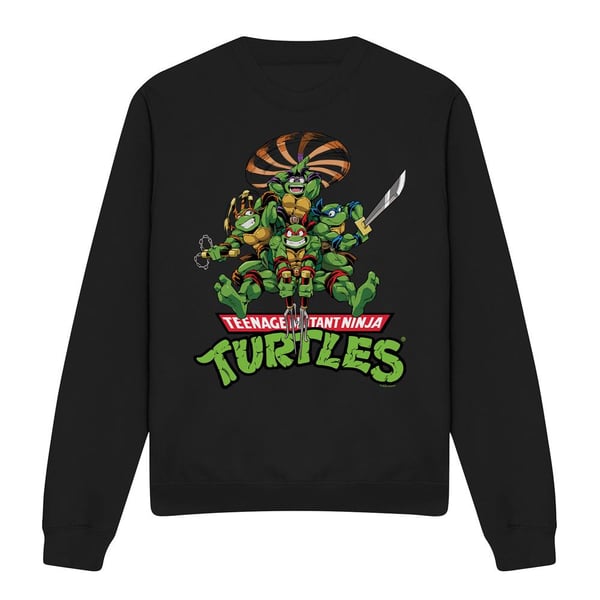 Teini-ikäiset mutanttininjakilpikonnat Unisex aikuisten Manga Turtles -collegepaita