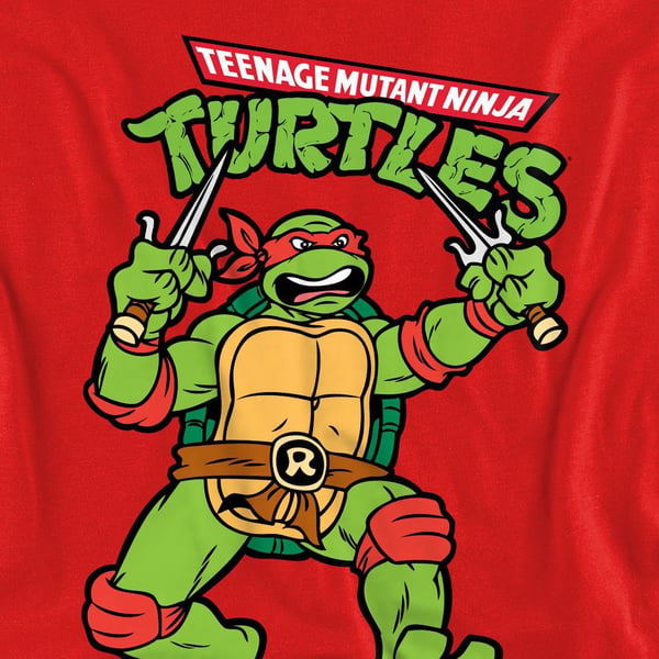 Teenage Mutant Ninja Turtles Unisex Adult Raphael Retro Sweatshirt