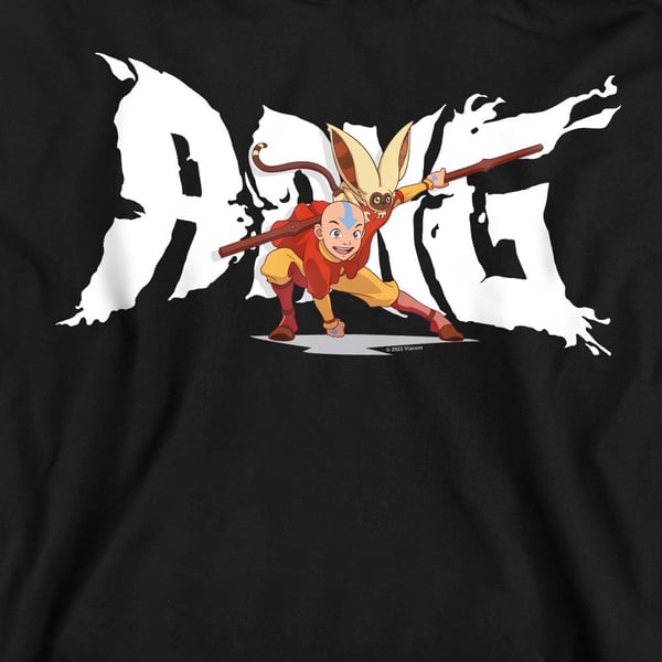 Avatar: The Last Airbender Unisex Adult Aang & Momo Sweatshirt