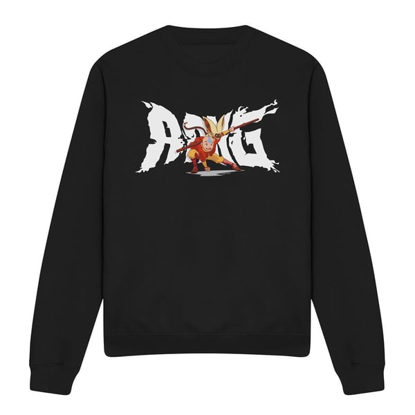 Avatar: The Last Airbender Unisex Adult Aang & Momo Sweatshirt