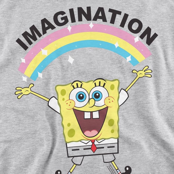 SpongeBob SquarePants Unisex Adult Simple Imagination Sweatshirt