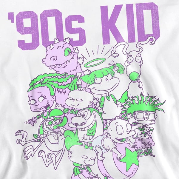 Nickelodeon Unisex Adult 90s Kid Sweatshirt