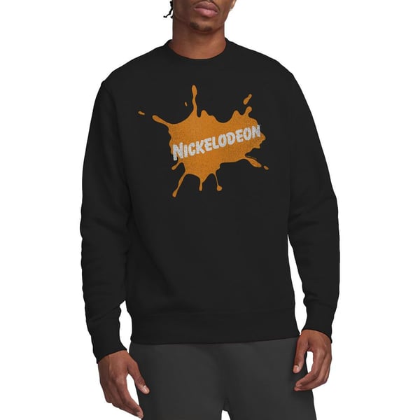 Nickelodeon Unisex Adult Retro Burst Logo Sweatshirt