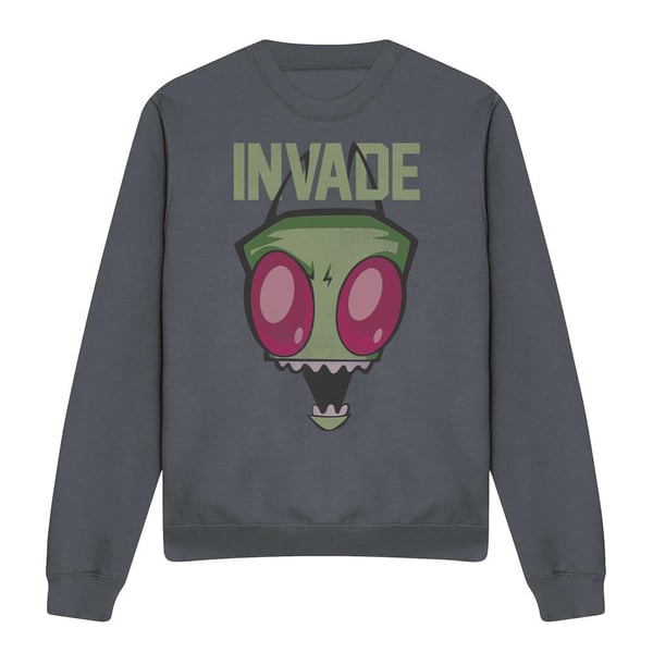 Invader Zim Unisex Adult Invade Sweatshirt