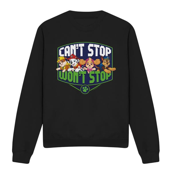 Paw Patrol Unisex Adult Can´t Stop Won´t Stop Sweatshirt