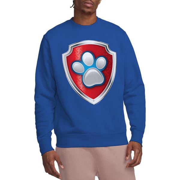 Paw Patrol Unisex Adult Badge Sweatshirt