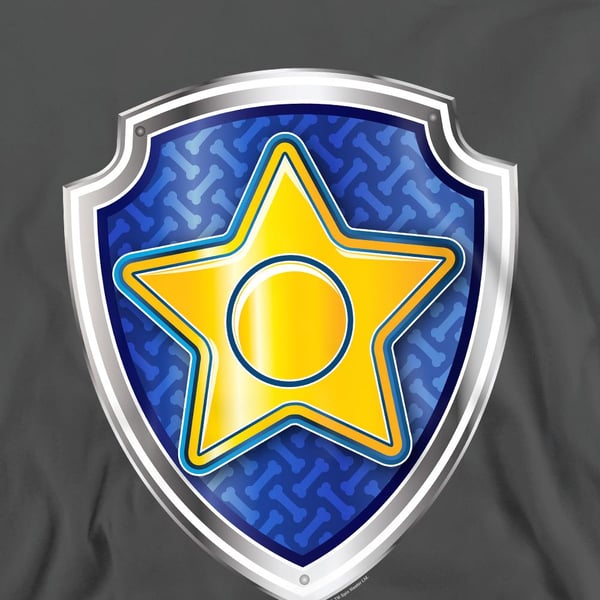 Paw Patrol Unisex Adult Chase Badge Sweatshirt