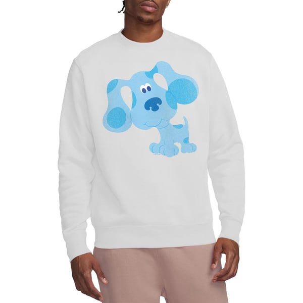 Blue´s Clues Unisex Adult Blue Hug Sweatshirt