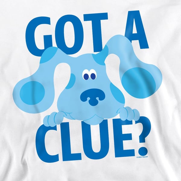 Blue´s Clues Unisex Adult Get A Clue Sweatshirt