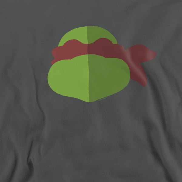Teenage Mutant Ninja Turtles Unisex Adult Raphael Face Sweatshirt