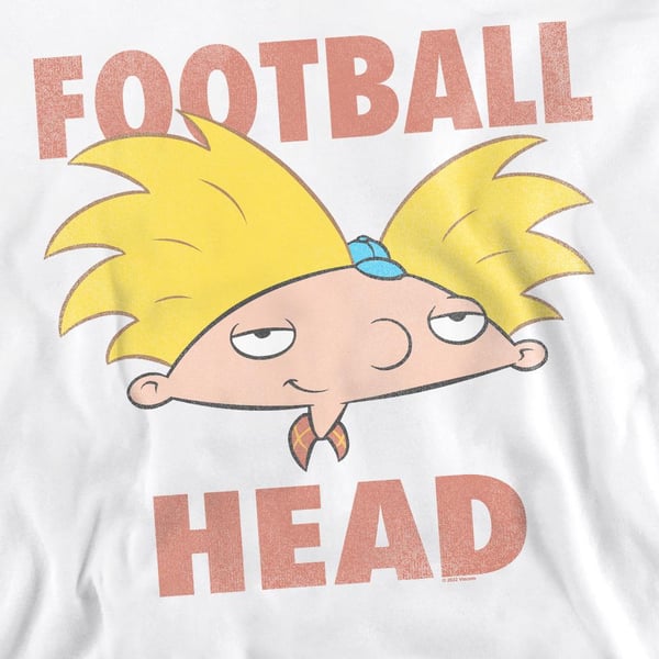 Hey Arnold! Unisex Adult Football Head Sweatshirt