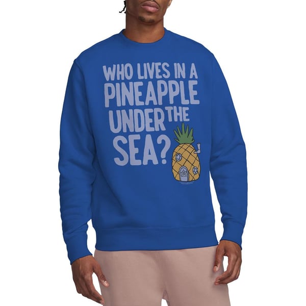 SpongeBob SquarePants Unisex Adult Pineapple Under The Sea Sweatshirt