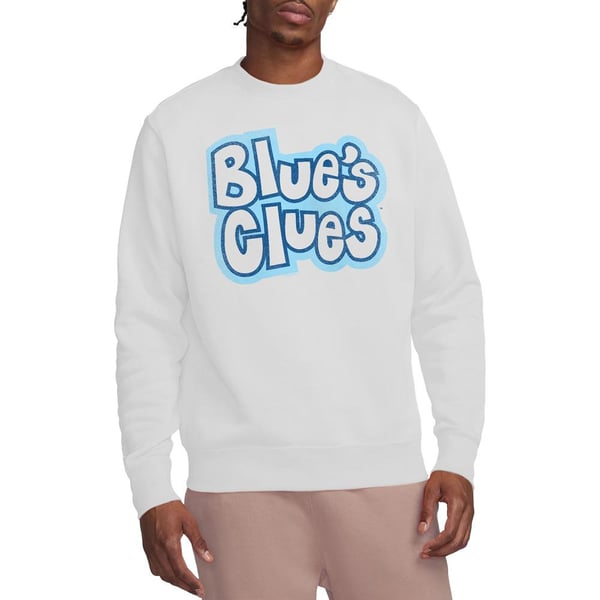 Blue´s Clues Unisex Adult Vintage Logo Sweatshirt