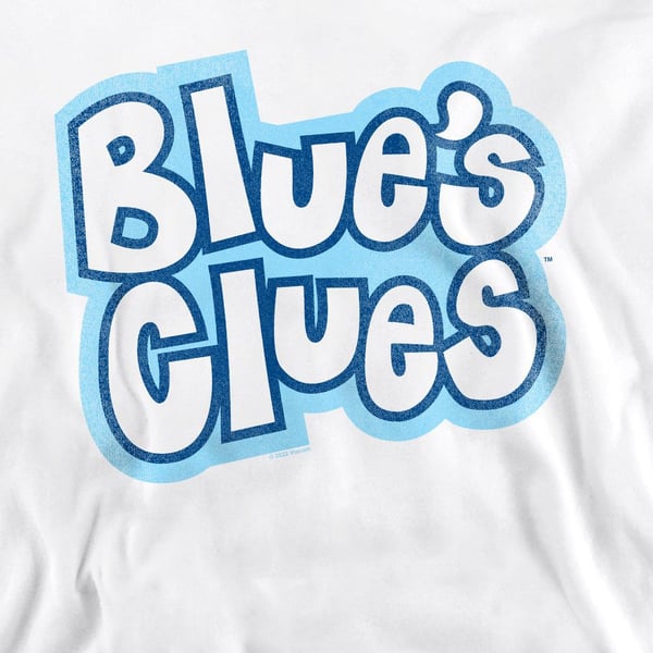 Blue´s Clues Unisex Adult Vintage Logo Sweatshirt