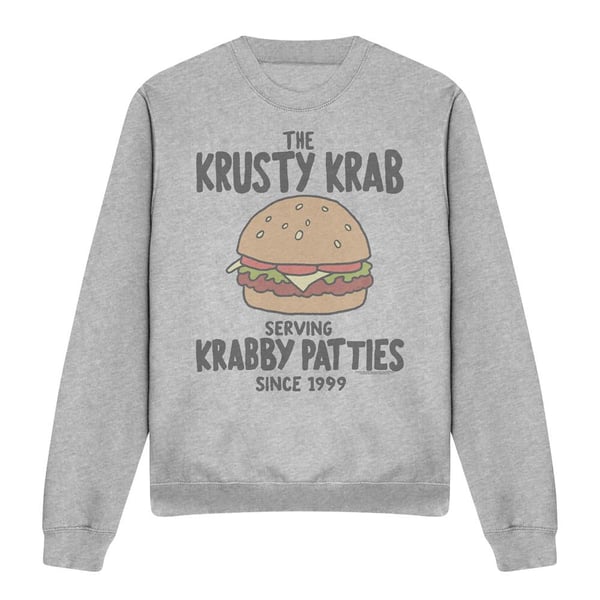 SpongeBob SquarePants Unisex Adult Krabby Patties Sweatshirt