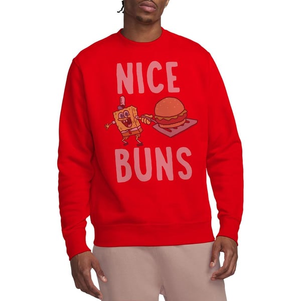 SpongeBob SquarePants Unisex Adult Nice Buns Sweatshirt