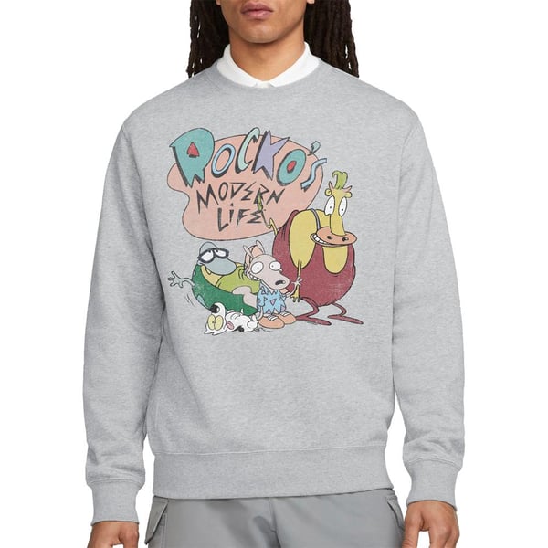 Rocko´s Modern Life Unisex Adult Logo Group Sweatshirt