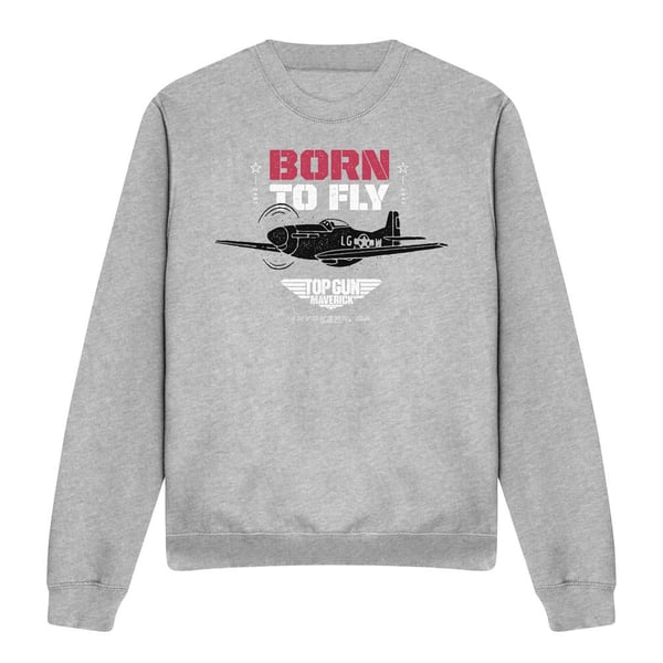 Top Gun Unisex Adult Born To Fly Sweatshirt