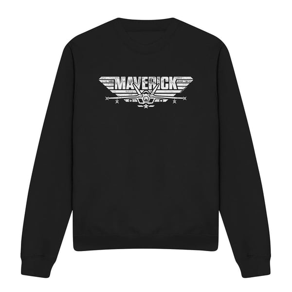Top Gun Unisex Adult Maverick Logo Sweatshirt