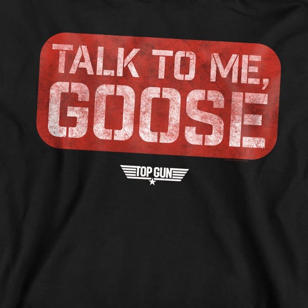 Top Gun Unisex Adult Talk To Me Goose Stamp Sweatshirt