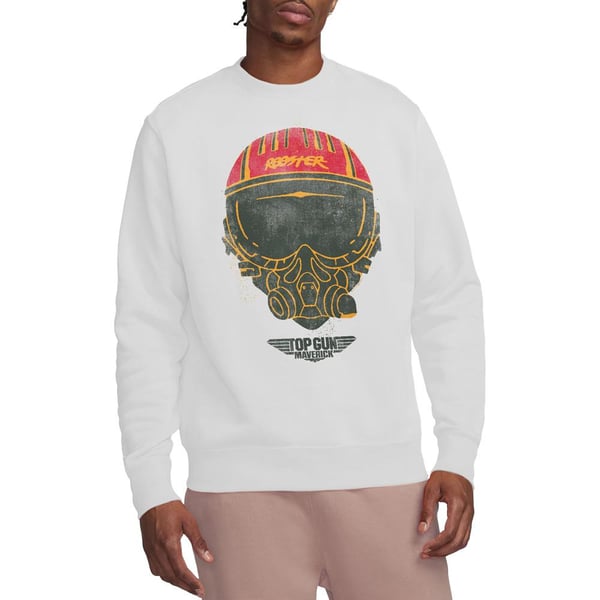 Top Gun Unisex Adult Rooster Helmet Sweatshirt
