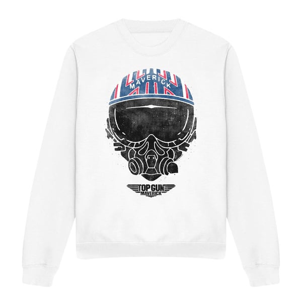 Top Gun Unisex Adult Maverick Helmet Sweatshirt