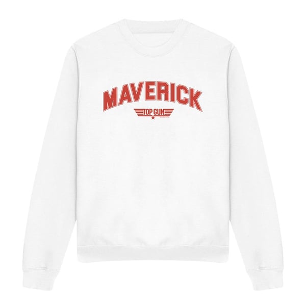 Top Gun Unisex Adult Maverick Varsity Sweatshirt
