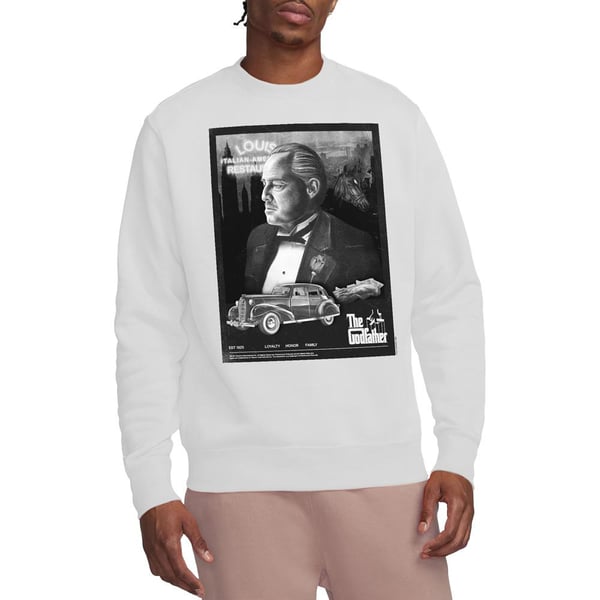 The Godfather Unisex Adult Don Vito Corleone Poster Sweatshirt