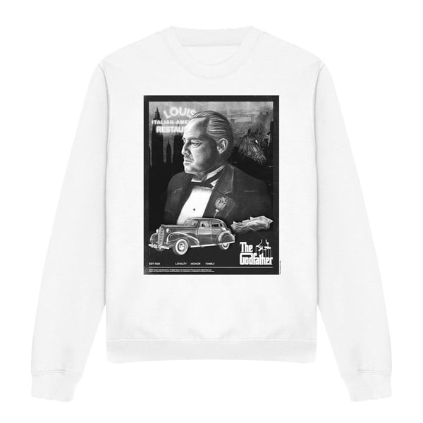 The Godfather Unisex Adult Don Vito Corleone Poster Sweatshirt