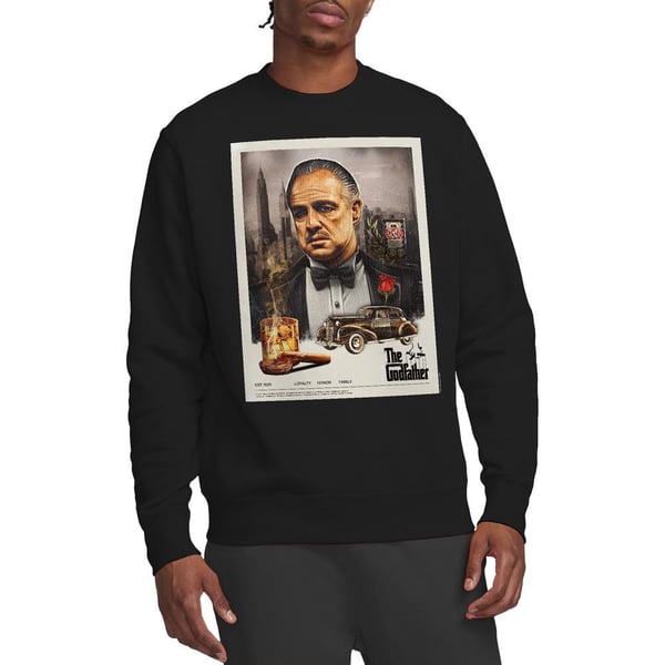 The Godfather Unisex Adult Vintage Poster Sweatshirt