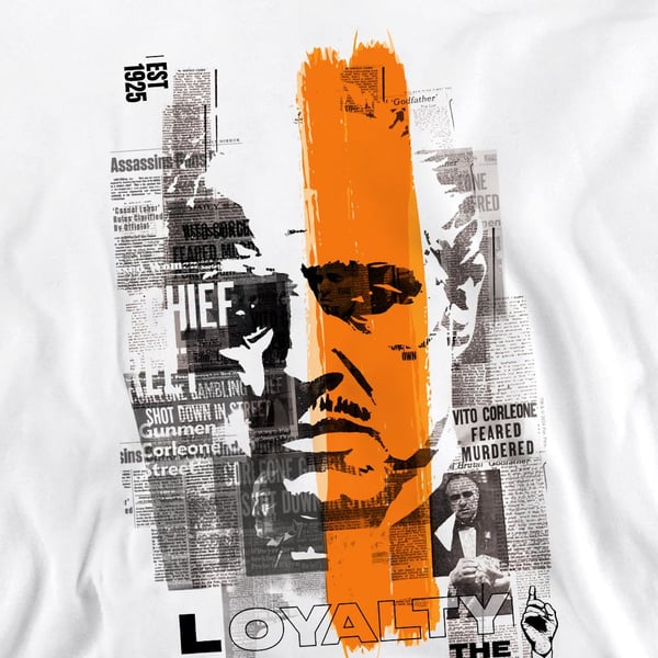 The Godfather Unisex Adult Don Vito Corleone Newspaper Strip Sweatshirt