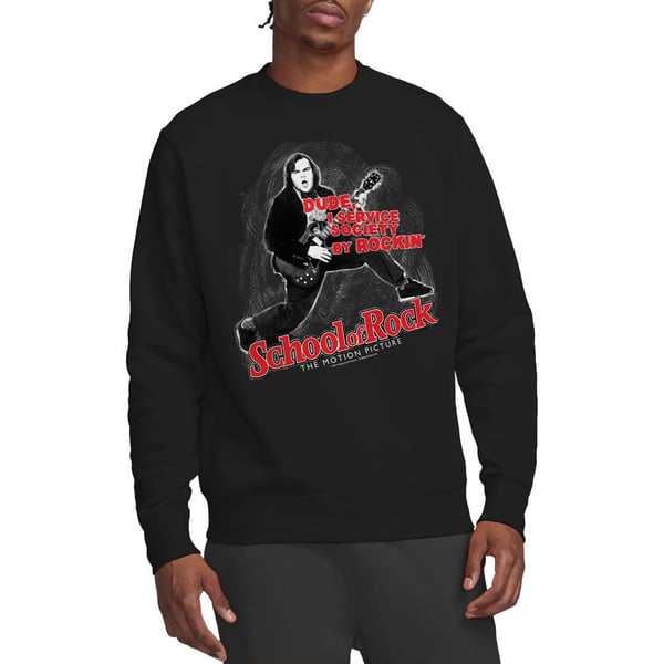 School of Rock Unisex Adult Rockin Sweatshirt