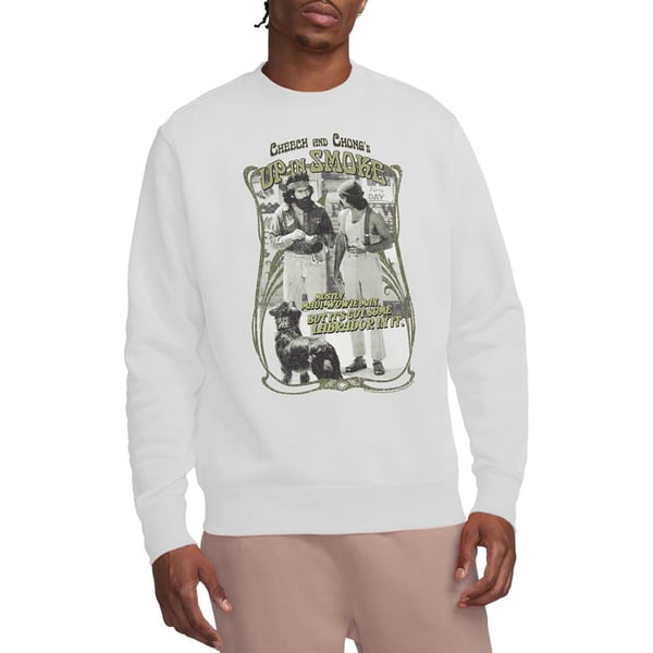 Cheech & Chong Unisex Adult Up In Smoke Labrador Sweatshirt