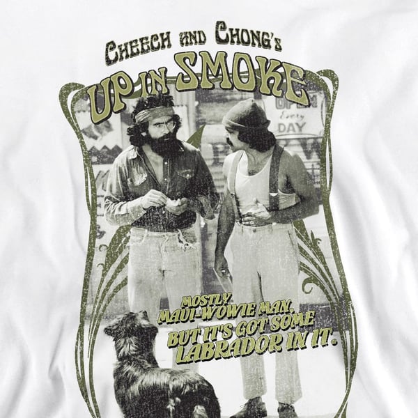 Cheech & Chong Unisex Adult Up In Smoke Labrador Sweatshirt