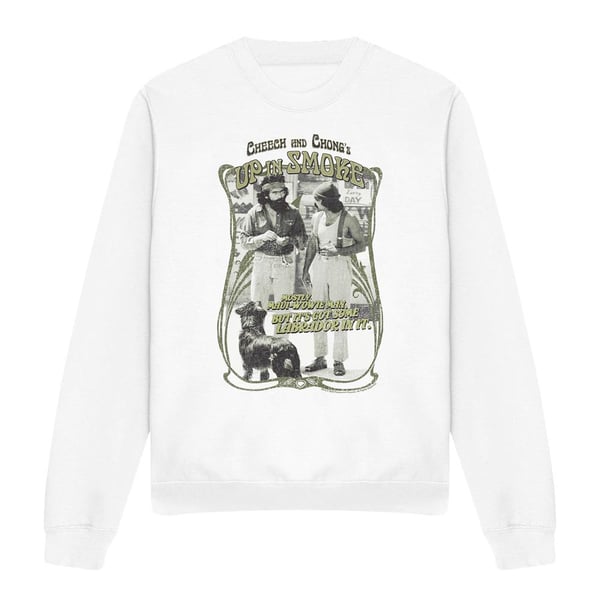 Cheech & Chong Unisex Adult Up In Smoke Labrador Sweatshirt