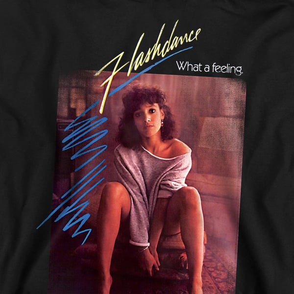 Flashdance Unisex Aikuisten Title Collegepaita