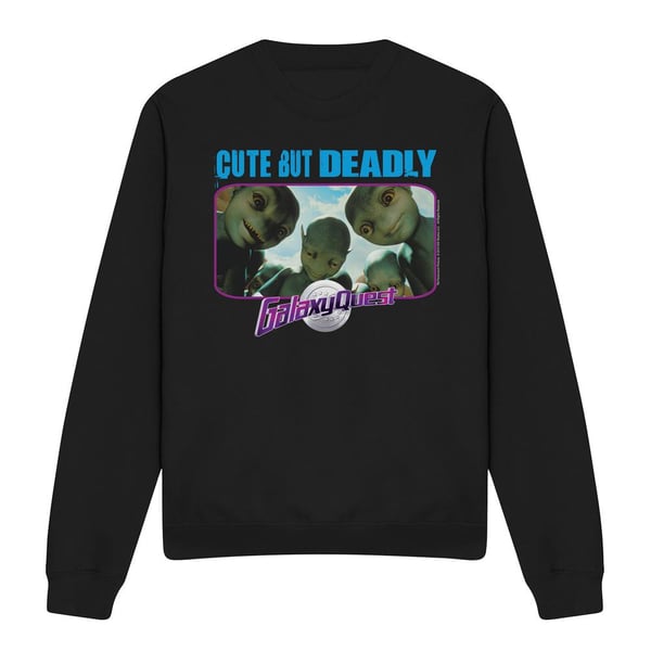 Galaxy Quest Unisex Adult Cute But Deadly Sweatshirt