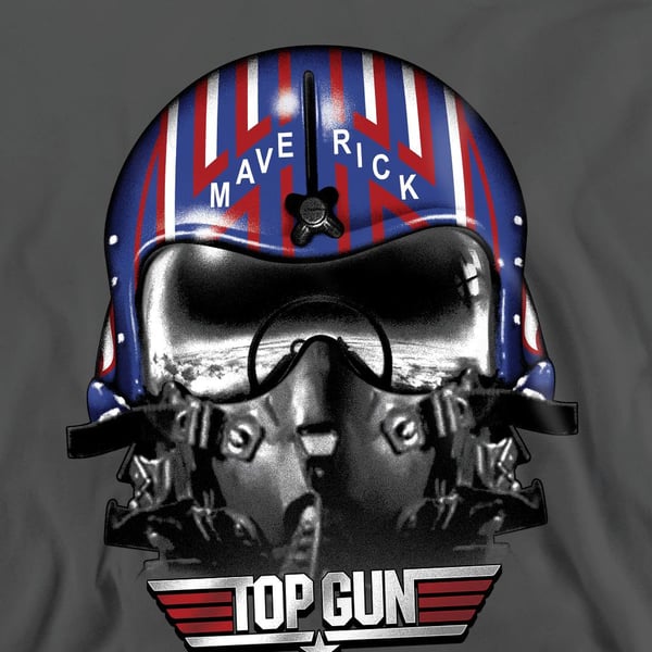 Top Gun Unisex Adult Maverick Helmet Sweatshirt