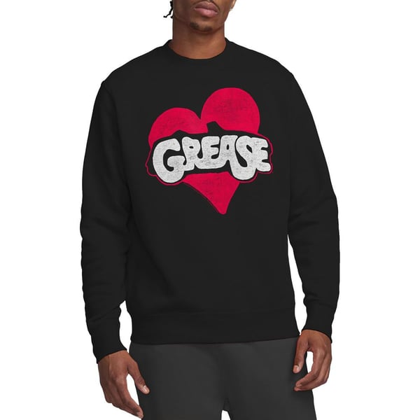 Grease Unisex Adult Heart Sweatshirt