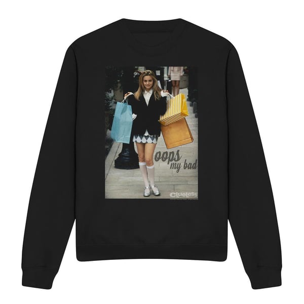 Clueless Unisex Adult Oops My Bad Sweatshirt