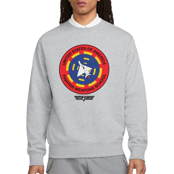 Top Gun Unisex Adult Fighter Weapons School Sweatshirt