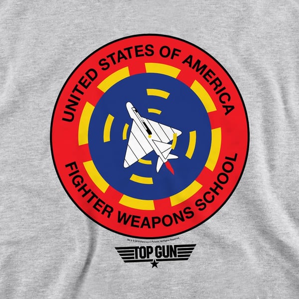 Top Gun Unisex Adult Fighter Weapons School Sweatshirt