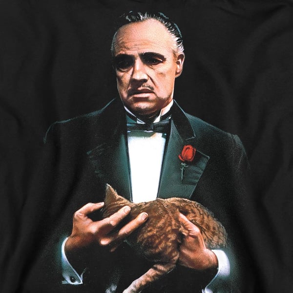 The Godfather Unisex Adult Painted Poster Sweatshirt