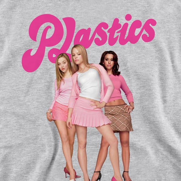 Mean Girls Unisex Adult The Plastics Simple Sweatshirt