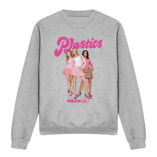 Mean Girls Unisex Aikuisten The Plastics Yksinkertainen Collegepaita