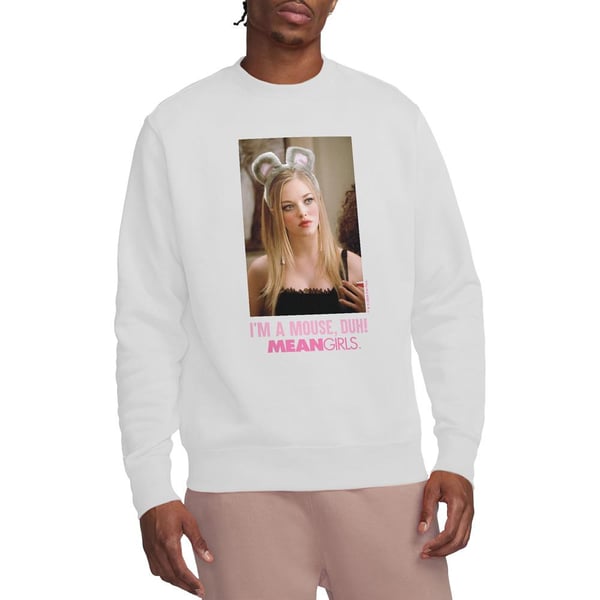 Mean Girls Unisex Adult I´m A Mouse Duh Sweatshirt