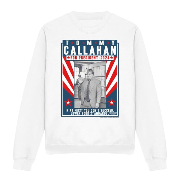 Tommy Boy Unisex Aikuisten Callahan Presidentiksi 2024 Alenna Vaatimuksiasi -collegepaita