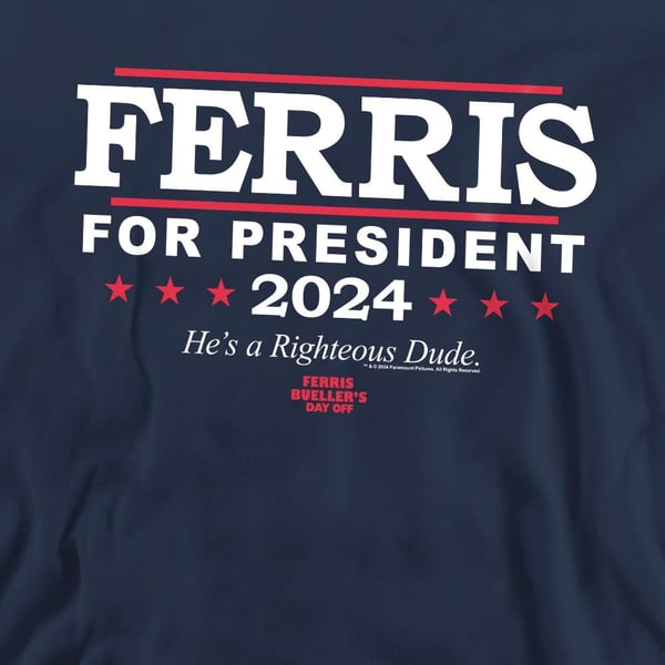 Ferris Bueller´s Day Off Unisex Adult Ferris For President Sweatshirt