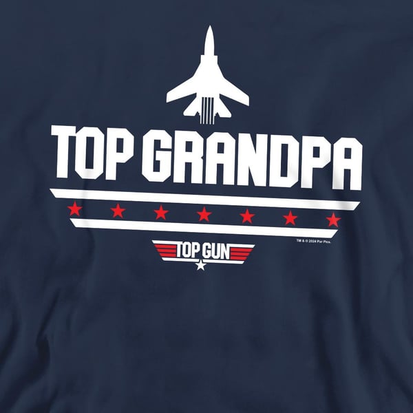 Top Gun Unisex Adult Top Grandpa Fathers Day Sweatshirt