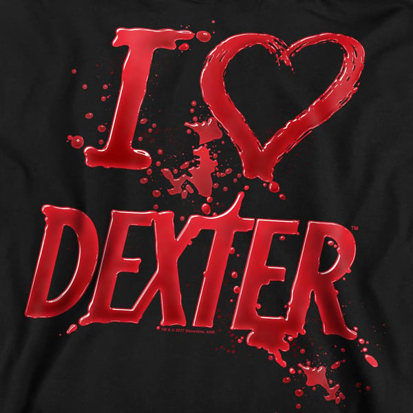 Dexter Unisex Adult I Heart Dexter Sweatshirt